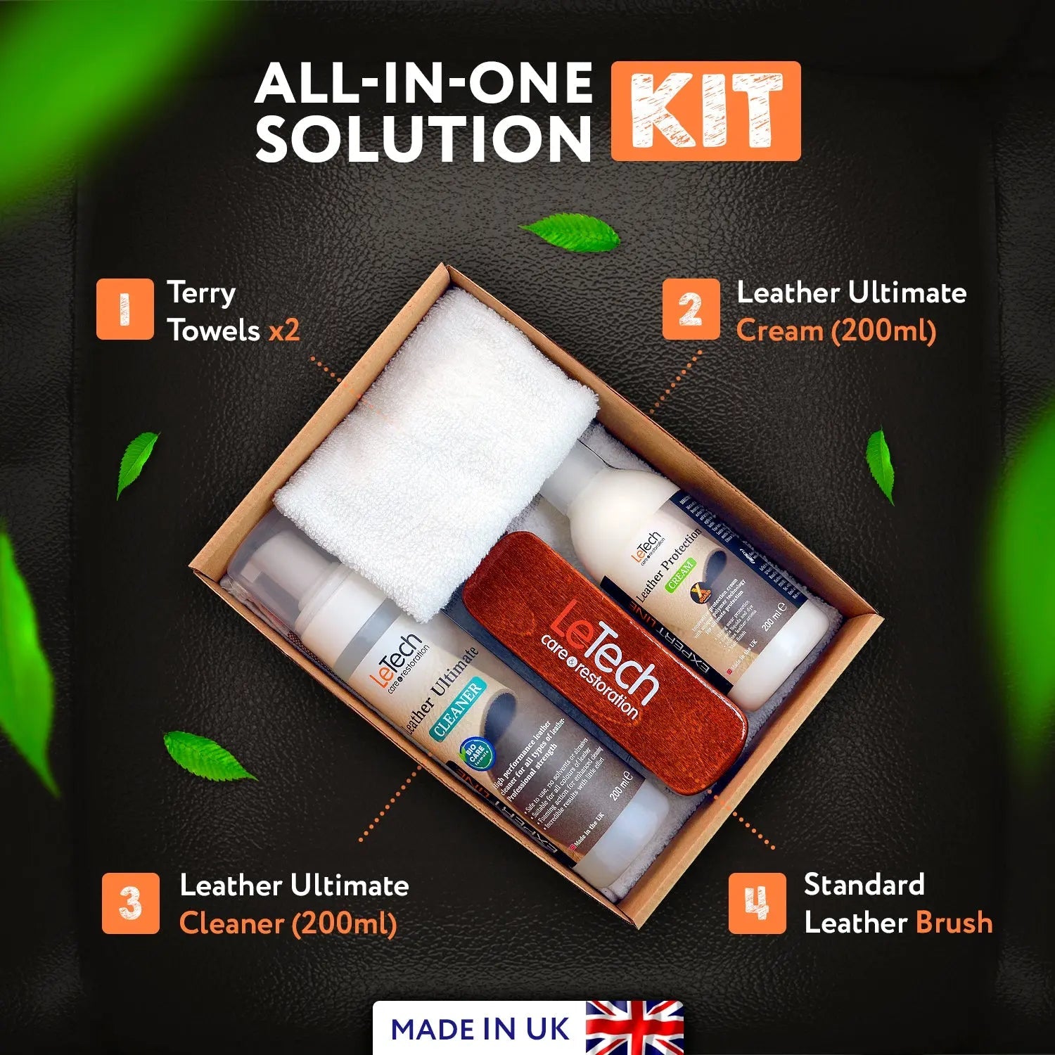 Leather Care Kit LeTech USA