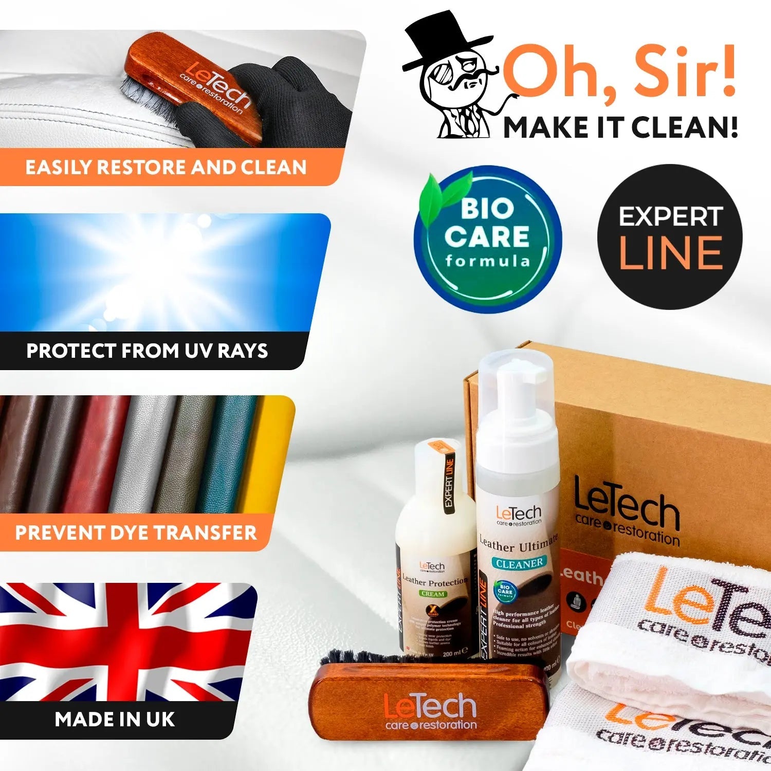 Leather Care Kit LeTech USA