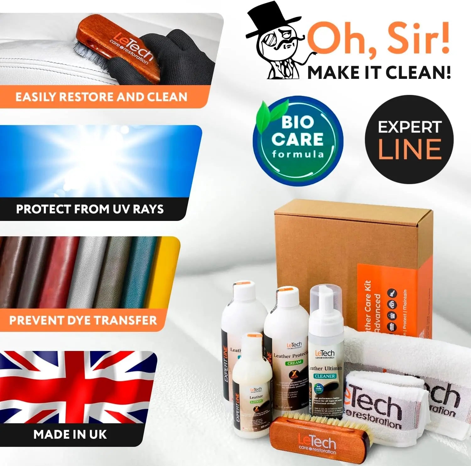 Leather Care Kit Advanced LeTech