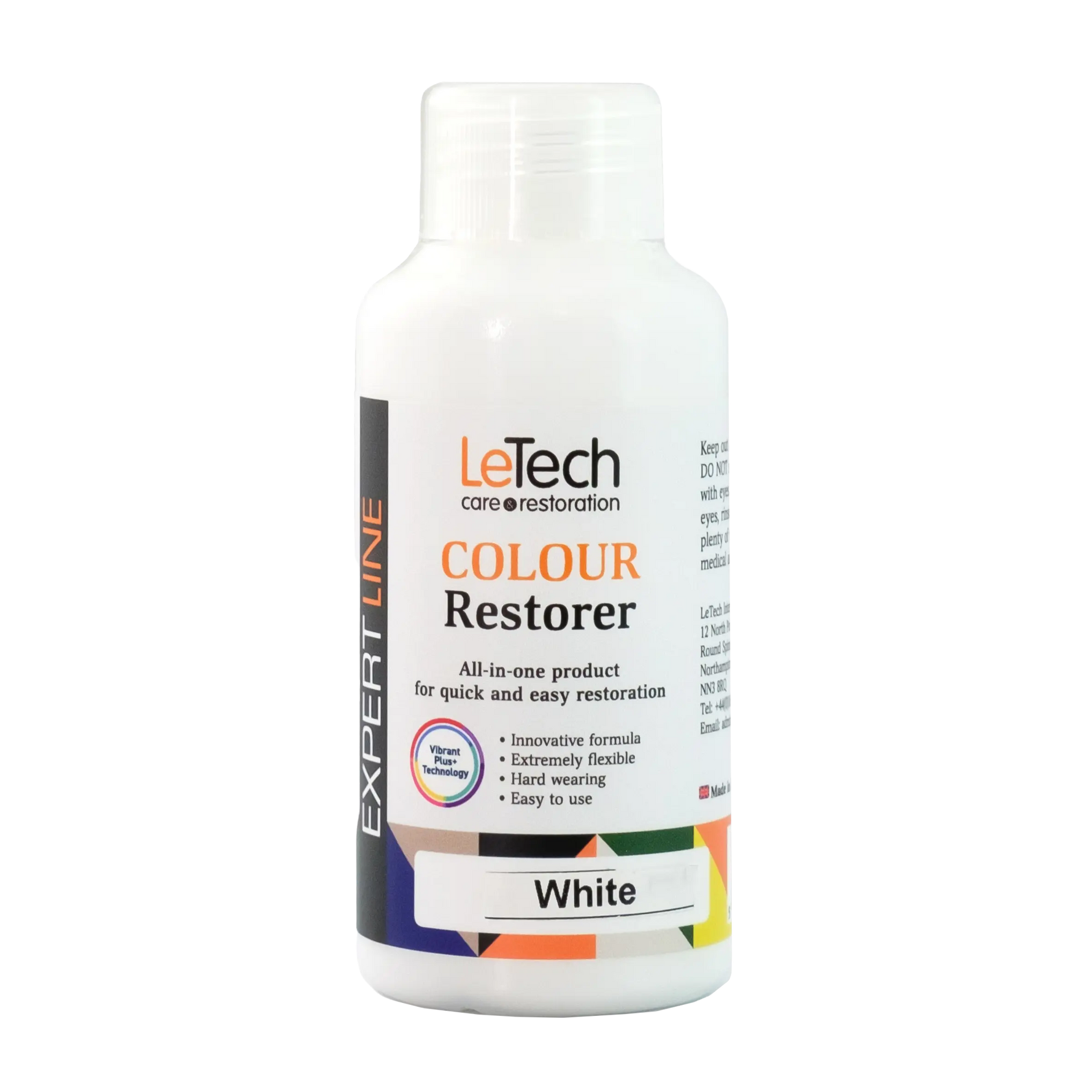 LeTech Colour Restorer bottle on a white background