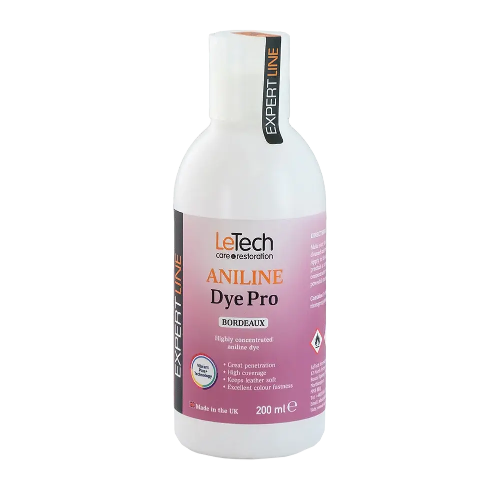 LeTech Aniline Dye Pro bottle on a white background