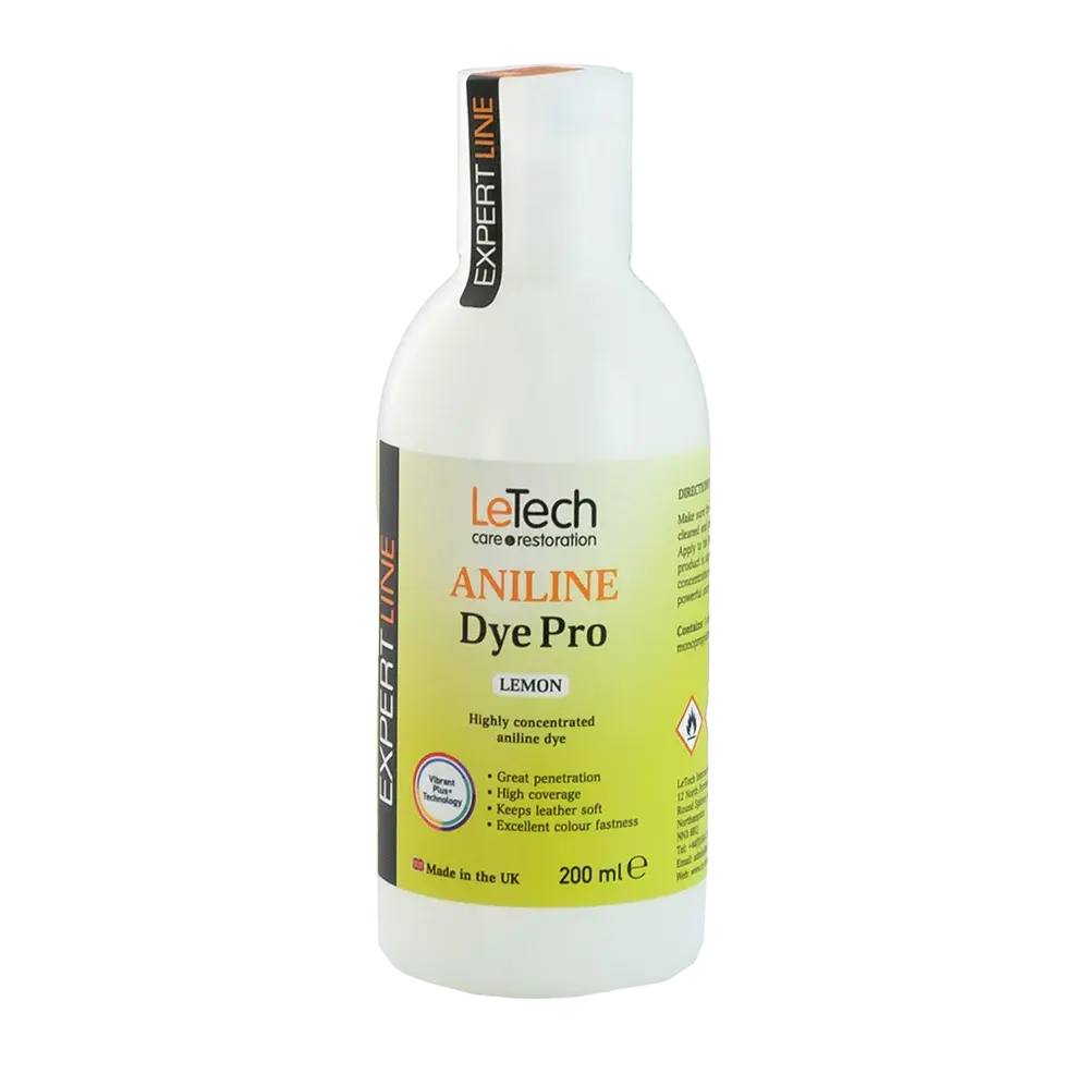 LeTech Aniline Dye Pro bottle on a white background