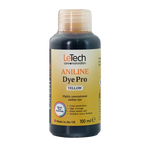 LeTech Aniline Dye Pro Yellow bottle on a white background