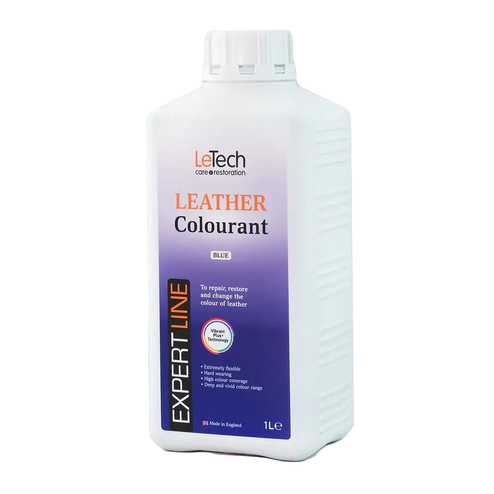 LeTech leather colourant bottle on a white background