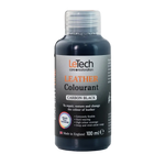 LeTech leather colourant bottle for carbon black on a white background