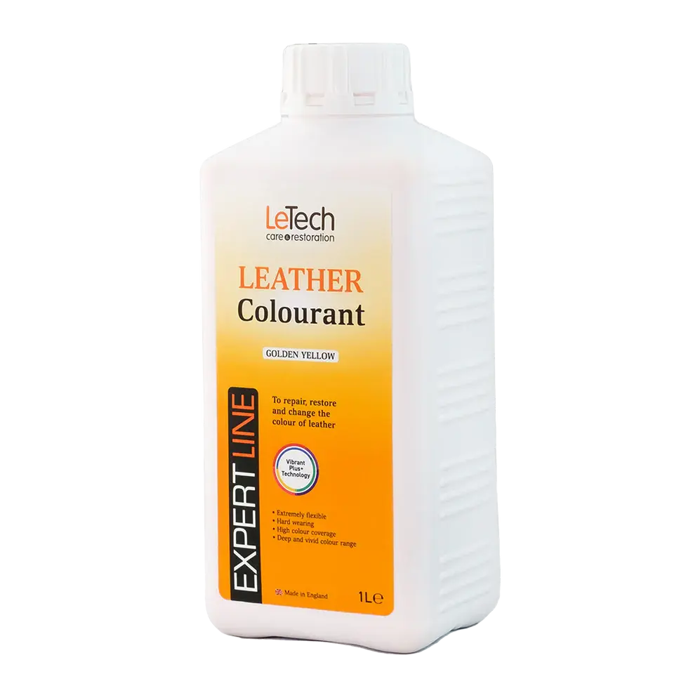 LeTech leather colourant bottle on a white background