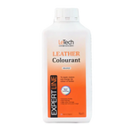 LeTech leather colourant bottle with orange label on a white background