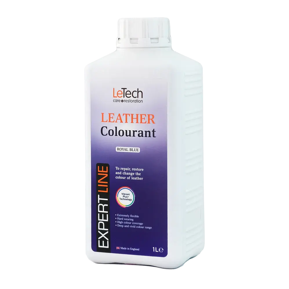 LeTech leather colourant bottle on a white background