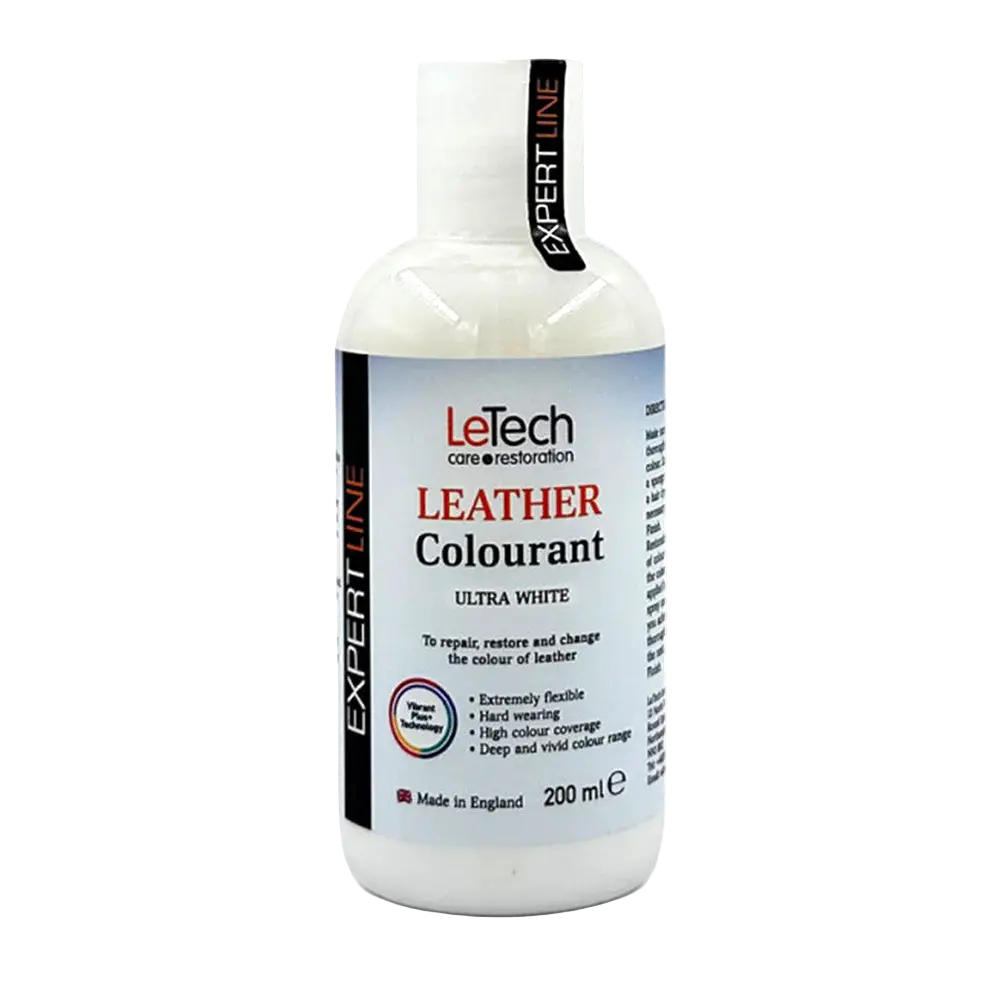 LeTech Leather Colourant bottle on a white background