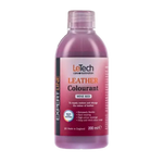 LeTech Leather Colourant bottle for wine red on a white background