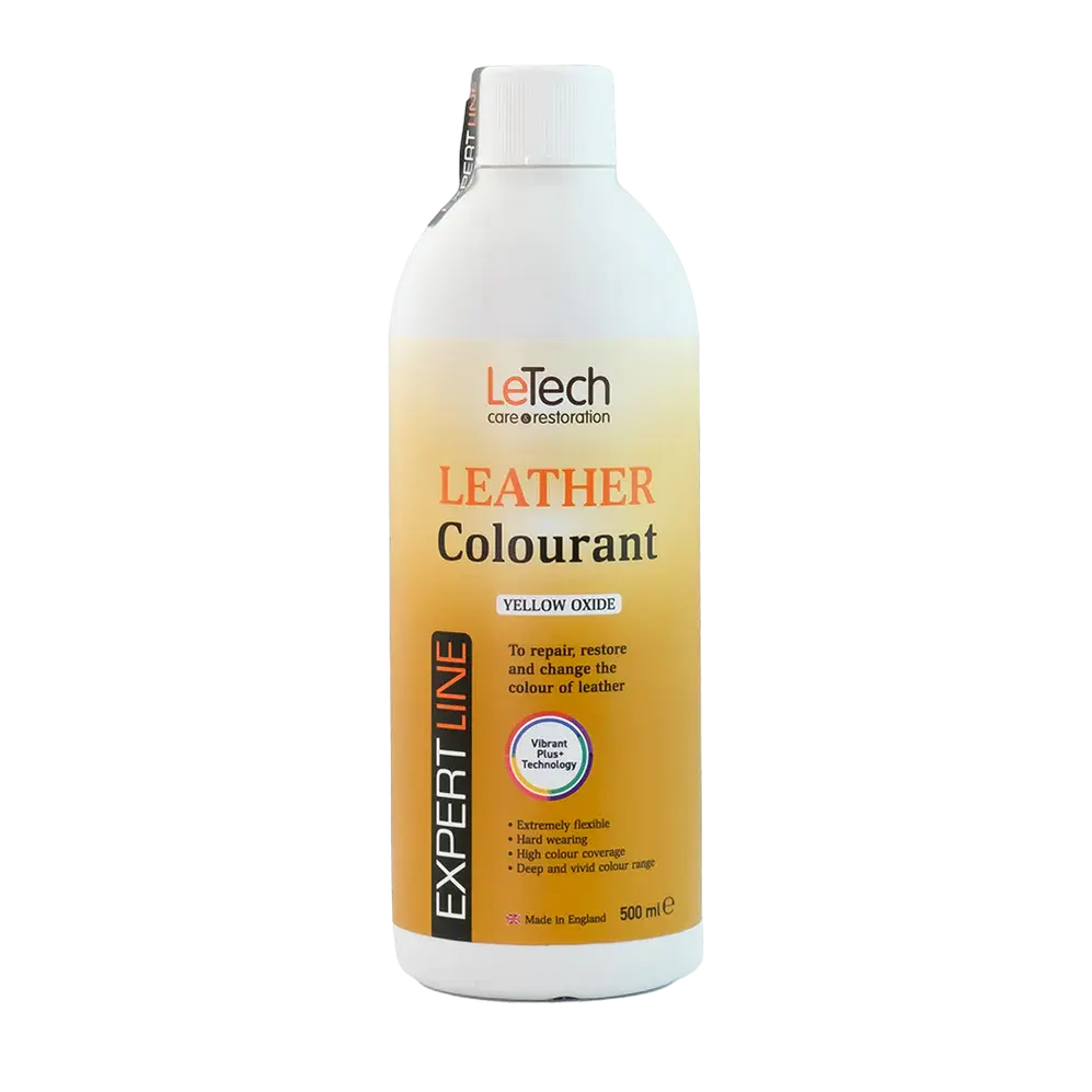 LeTech Leather Colourant bottle on a white background