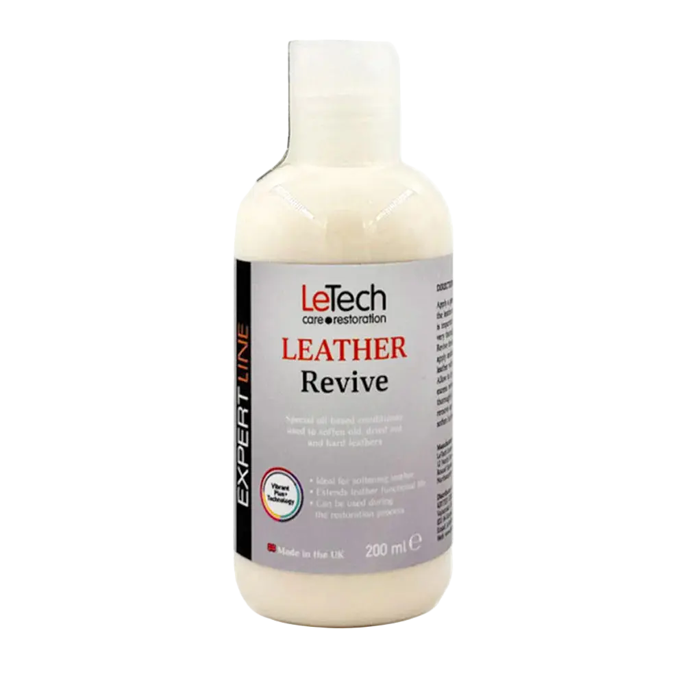 LeTech Leather Revive bottle on a white background
