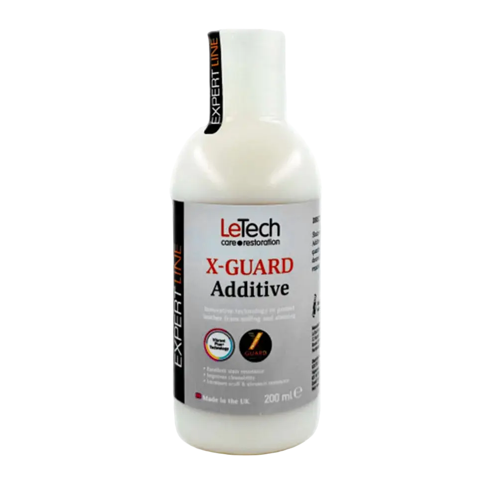LeTech X-Guard Additive bottle on a white background